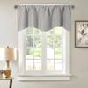 Cream-color Privacy Curtain Tiers for Windows Curtain Drapes Short Tier Drapes