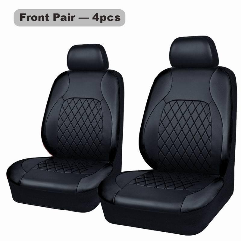 Universal PU Leather Car Seat 9-Piece Set - All-Season Style