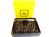 Authentic FENDI Zucca Khaki Canvas Brown Leather Bifold Wallet Compact Wallet #b174  Open box
