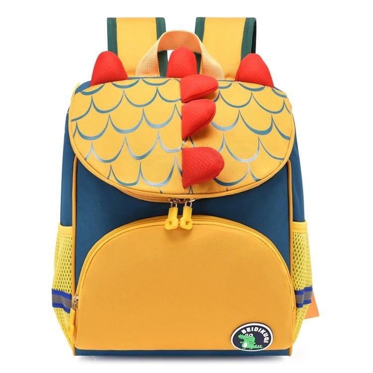 Adorable Cartoon Dinosaur Kids Backpack For Boys And Girls In Various Colors