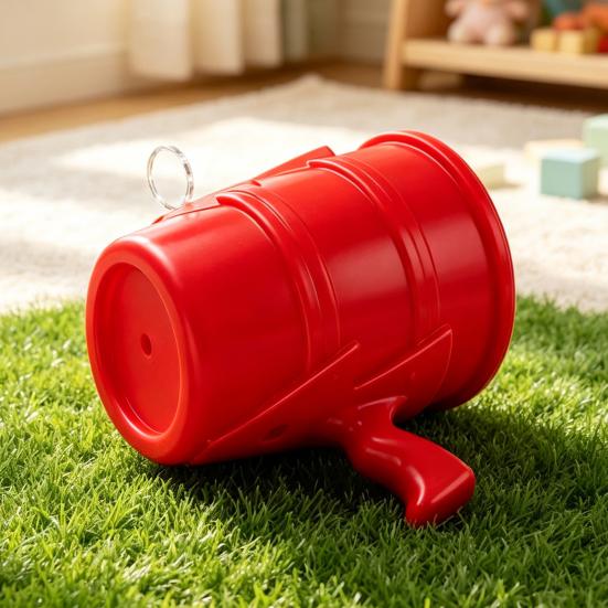 Handheld Air Cannon Toy Toy, No Battery Required Shooter Prank Manual Pressure Launcher Science Experiment for Indoor Outdoor