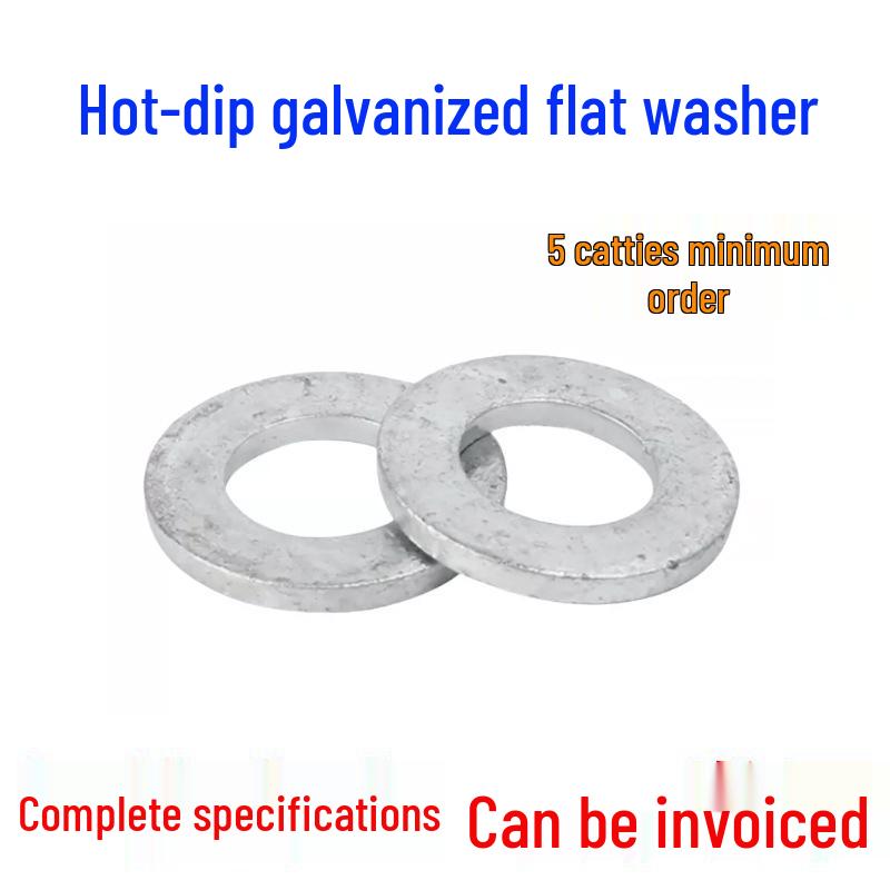 Hot-Dip Galvanized Flat Washer GB97 - M2 To M36 Sizes