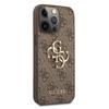 Guess Guhcp13L4Gmgbr Iphone 13 Pro / 136,1 Brązowy/Brown Hardcase 4G Duże Metalowe Logo