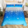 Homewish Glitter Sequin Print Duvet Cover Set For FemaleCartoon Dreamy Stars Print Bedding SetModern Fashion Bed Set