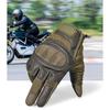 Touchscreen PU Leather Motorcycle Full Finger Gloves Protective Gear Racing Pit Bike Riding Motorbike Moto Motocross