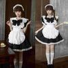AOTYP Maid Con Cafe Lace Frilly Short Maid Halloween Costume Set for School Otaku XL Costume, Cosplay, Maid, Costume, Women, Cosplay, Events, Parties,