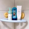Sturdy Space-Saving Suction Cup Bathroom Shelf  No Drilling Required, Multifunctional Storage Shelf for Shower and Toilet Walls Tiles, Corner Shelves