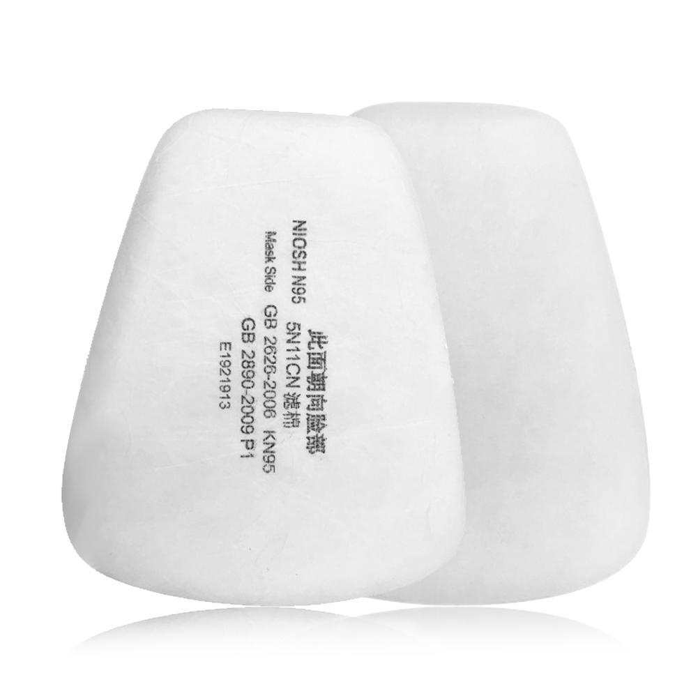 10Pcs / Bag 5N11Cn Dustproof Filter Cotton For 6200 7502 6800 Face