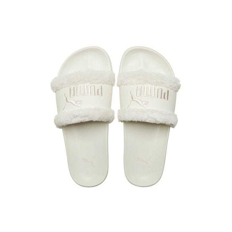 Puma Leadcat 2.0 Wns Thick Sole Outdoor Sports Slide Sandals Women Footwear White 387523-02