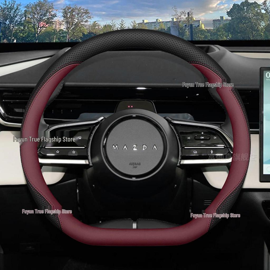 Ultra-thin Steering Wheel Cover for 2025 Mazda EZ60 and 2024 EZ6 Interior Modification