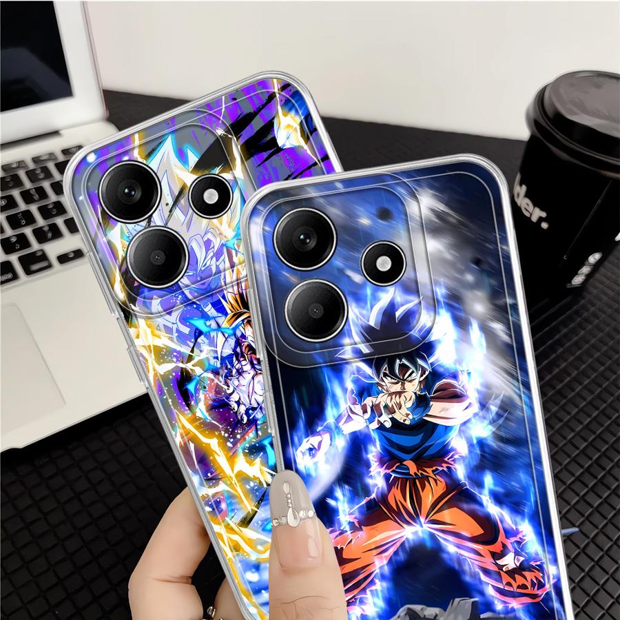 Dragon Ball Cool Super Saiyan Soft Phone Cover Case for Xiaomi Redmi Note 14 Pro Plus 9 10 11 13C Note 13 12S 11S A4 12 10S 14C