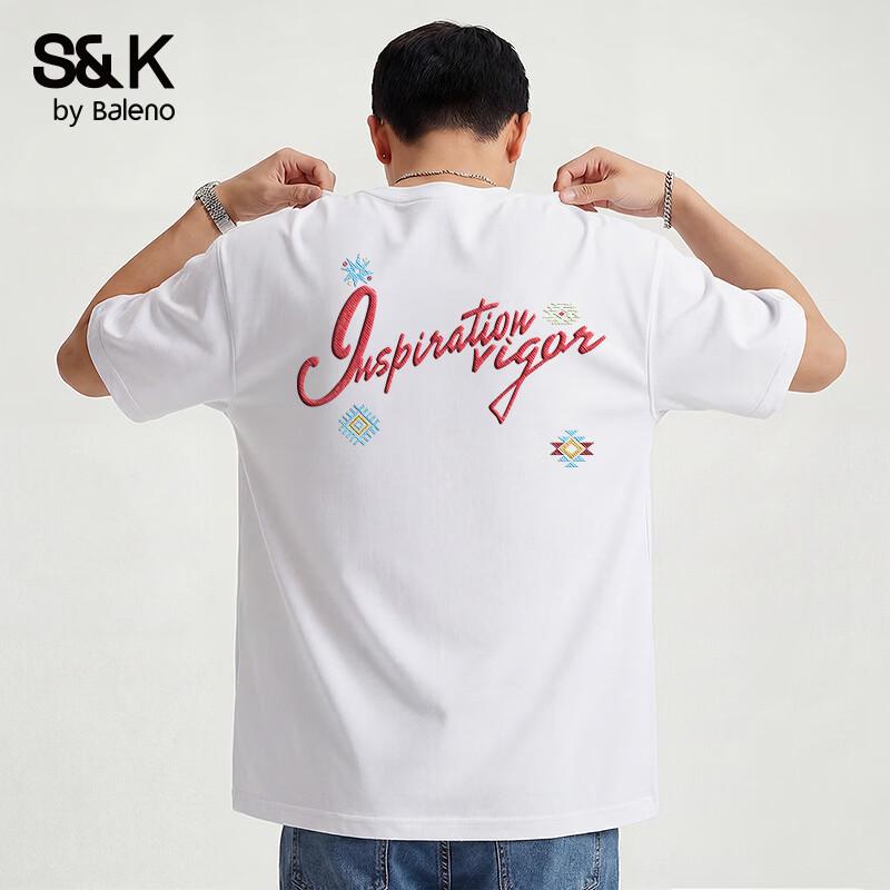 Baleno S&K Series Men s 100% Cotton Short Sleeve Casual T-Shirt 4XL