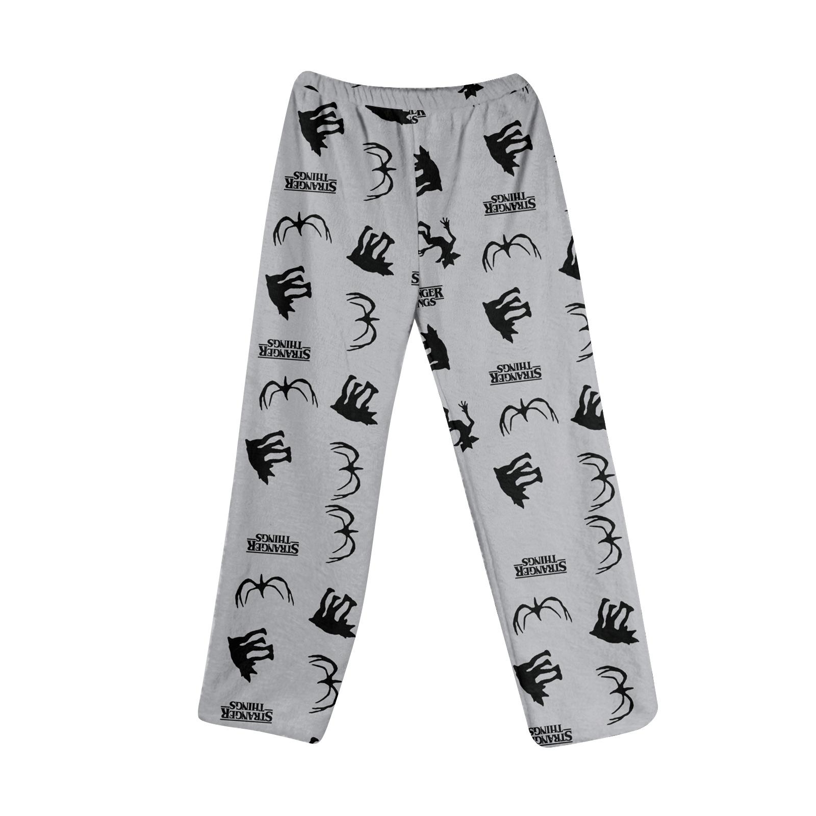 

Пижамные брюки Домашняя одежда Повседневные Брюки на кулиске с эластичной талией Удобные Прямые Брюки для йоги Свободные L