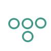 4Pcs Or-4P Sealing Rings Silicone Gas Adapter Connector O-Rings For Camping Hiking Outdoor Gas Stove Accessories
