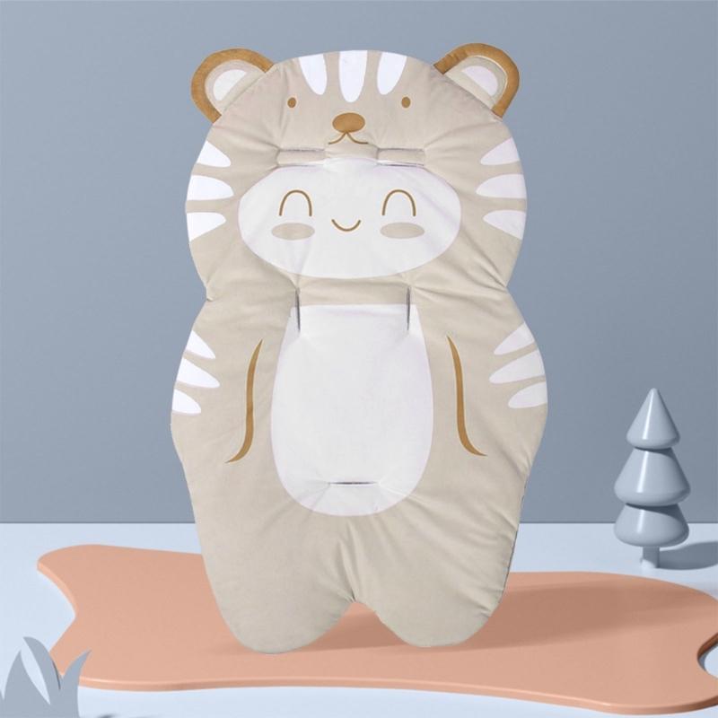 Niedliche Cartoon Baby Kinderwagenauflage Autositzkissen Atmungsaktive Säuglingssitzauflage Matratze Buggy Essstuhl Zubehör