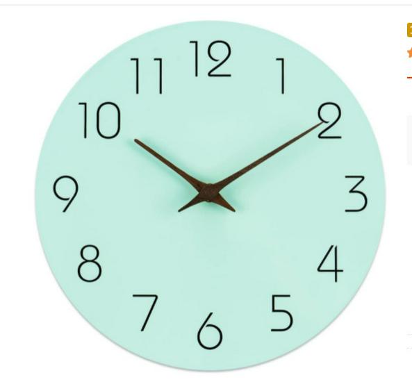 Минималистичные скандинавские бесшумные настенные часы для декора гостиной или спальни 12 inch