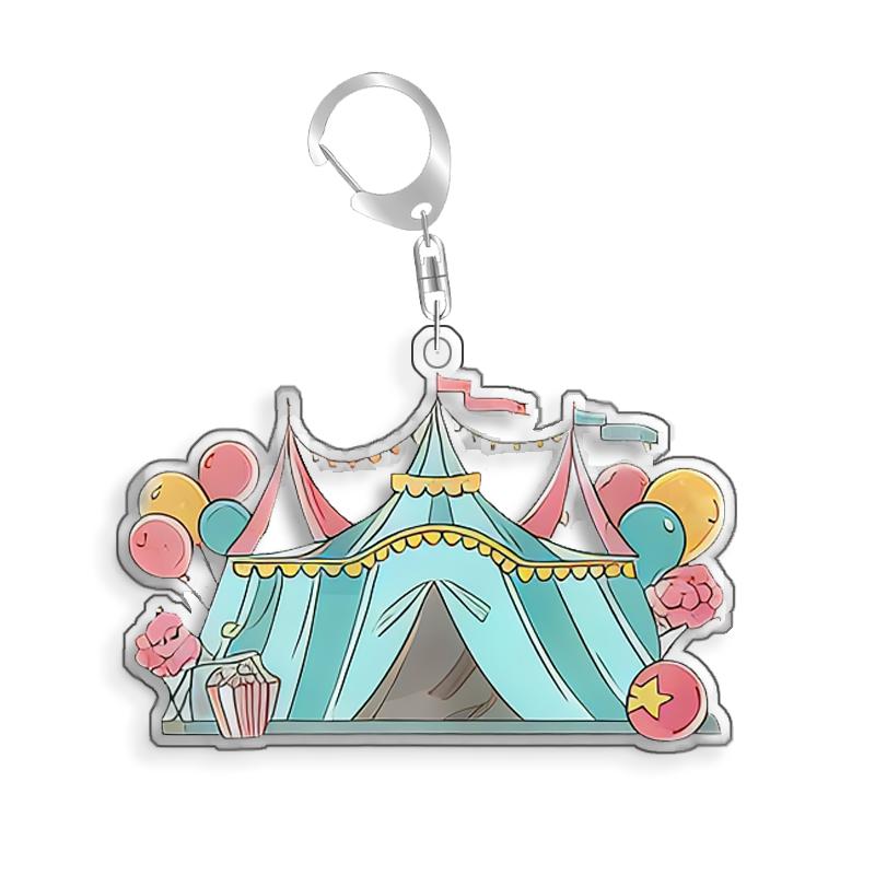 For The Amazing Digital Circus Pomni Kinger Ragatha Gangle Acrylic Selfmade Cute Cartoon Anime Keychain Pendant Toy Gift 5cm