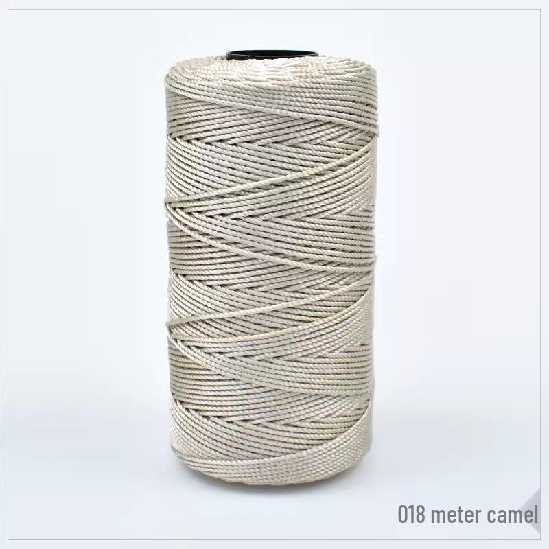 Chunky Wool & Ice Silk 3-Ply Yarn for DIY Crochet: Hand-Knitted Bag, Summer Hat, Shoes, and Seat Cushion