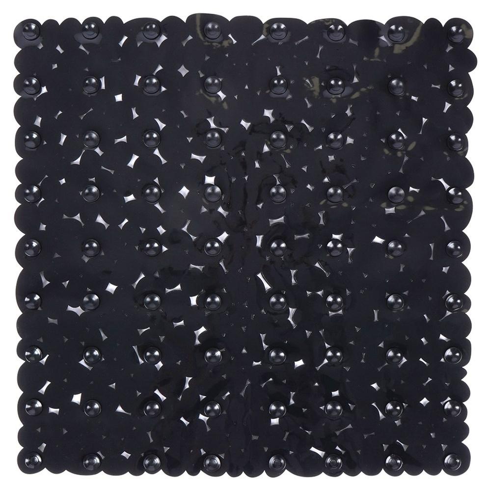 Anti-slip Bathroom Shower Mat for Square Black Cabin
