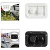 RV Gravity Fill and City Water Inlet Hatch Compact Plastic Durable Spare Part Easy Installation for Motorhome