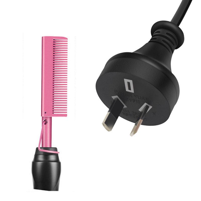 Wet and Dry Electric Heating Copper Comb - Straightening, Perming, Curling Iron Hairdressing Tool