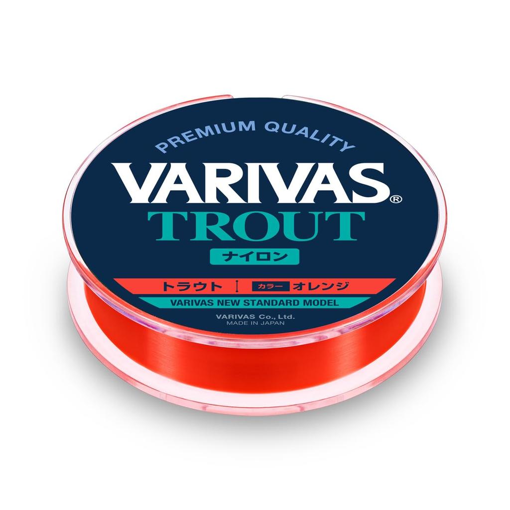 VARIVAS Trout Nylon 100m Orange 4lb (Size 1)