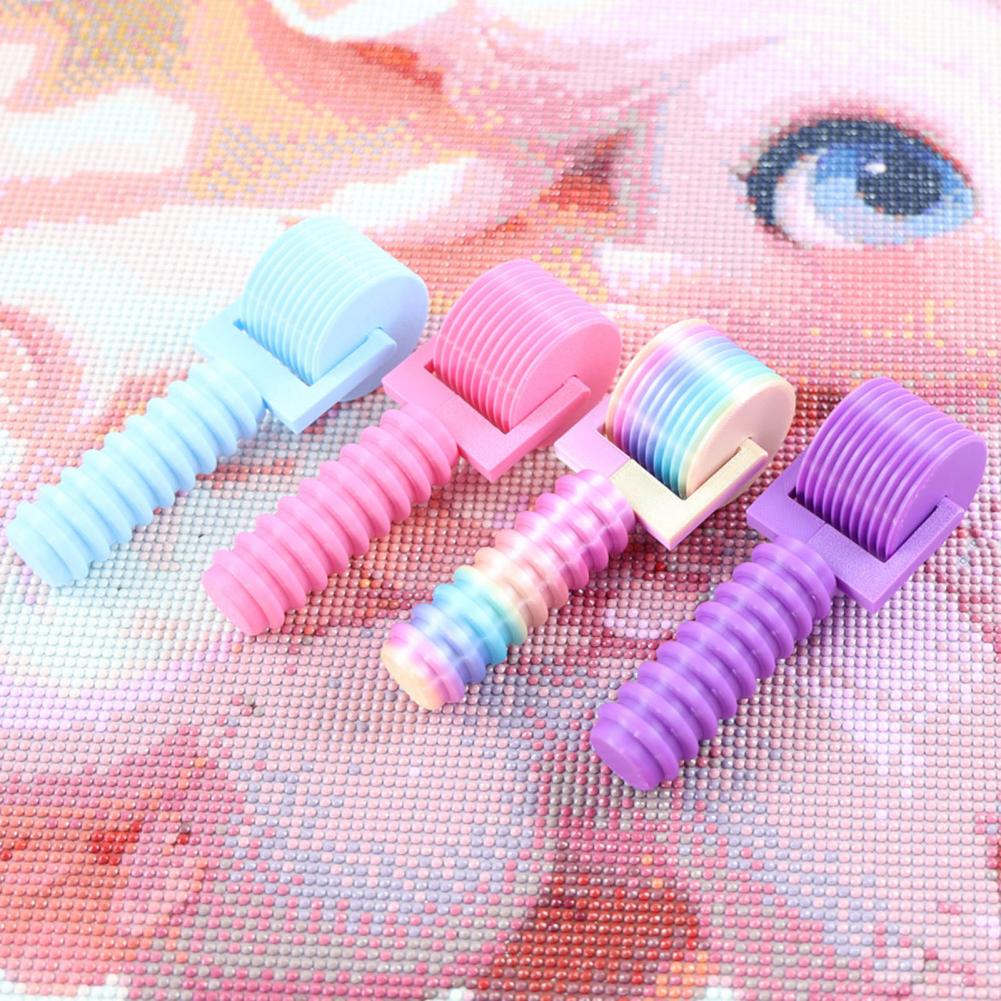 Diamond Art Roller Efficient Pressing Roller Rhinestone Embroidery Easy-Grip Hand Roller Detachable DIY Craft Tools