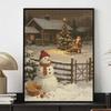 Christmas Diamond Painting Kit Santa Claus Snowman House Tree Handmade Home Entertainment Decorative Painting