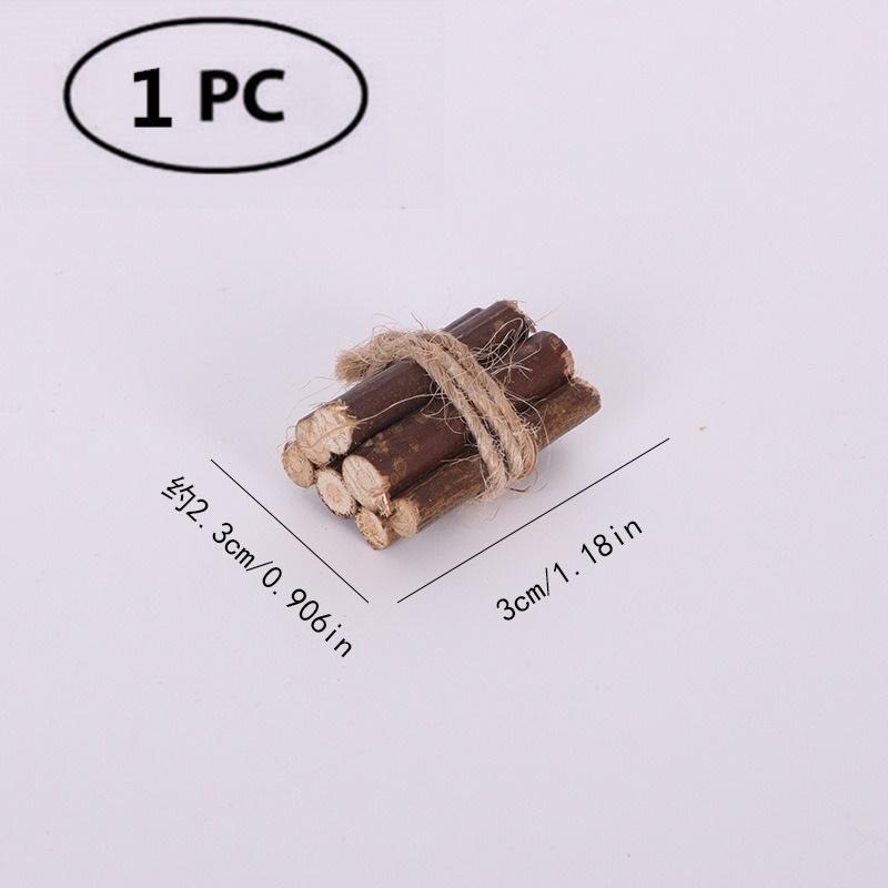 Christmas Wooden Elf Fairy Door Kit Tiny with Christmas Decoration Accessories for Mini House Furniture Christmas Decoration