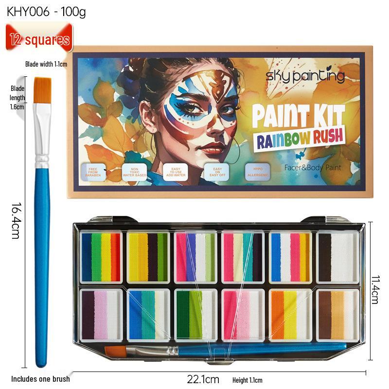 Children's Water-Soluble Face and Body Painting Set