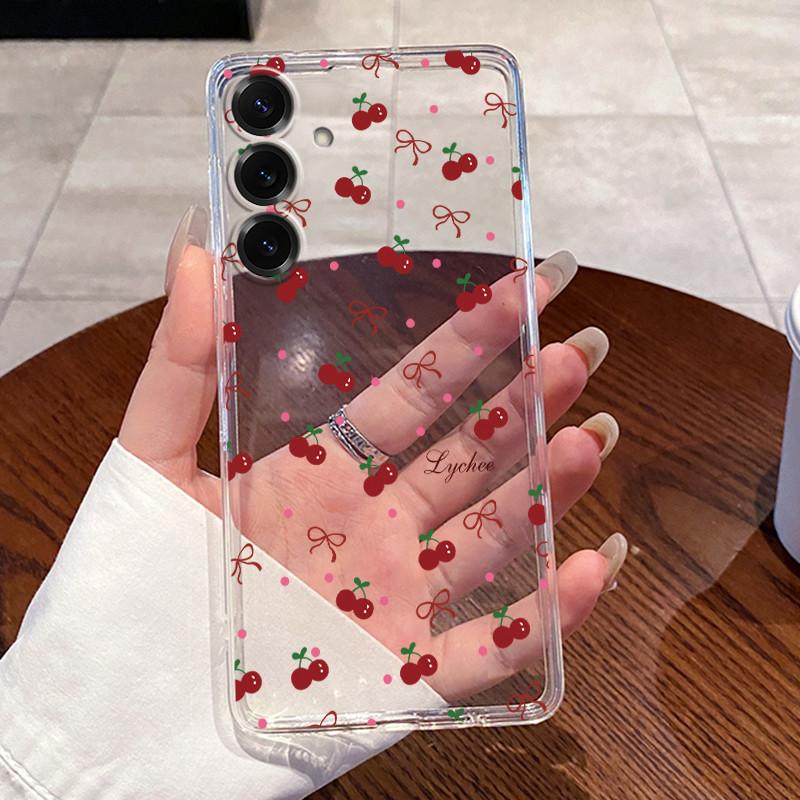 For Samsung Galaxy S25 FE S25 Edge S25 Slim S25+ Cases Clear Soft TPU Back Cover For Samsung S25 Plus Cute Rabbit Cat Phone Case