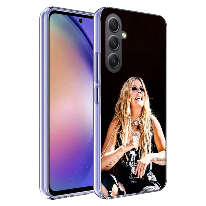 Singer Avril Lavigne Phone Case for Samsung A17 A37 A57 A07 A16 A26 A36 A56 A06 A02S A12 A22 A32 A52S A04S A14 A24 A34 A54 A03 A