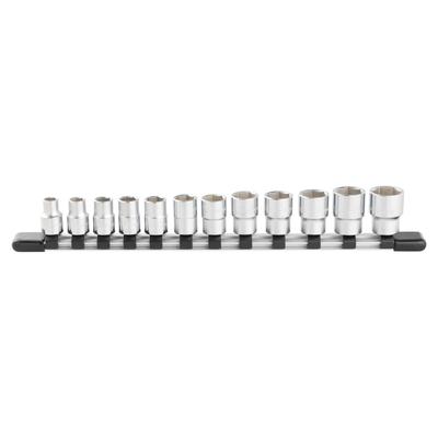 TONE Socket Set with Insertion Angle 12 Items Included (hexagonal, Holder) HS312, 9.5mm (3/8"),