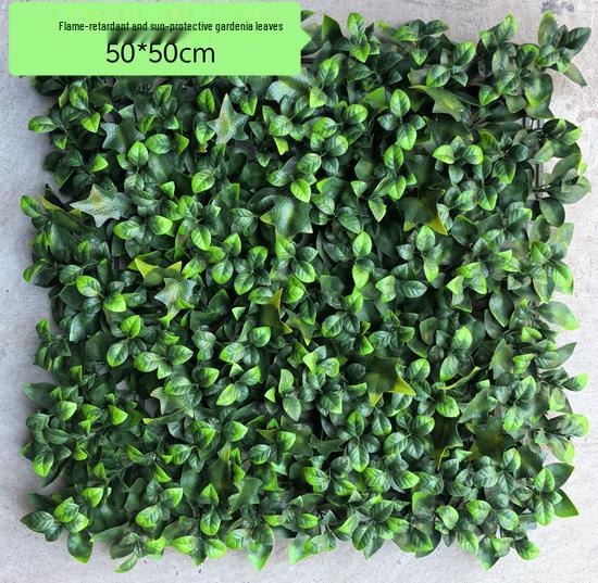 Flame-Retardant Green Wall: Anti-Aging Lawn Decoration for Malls & Backgrounds