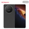 For Honor Magic V6 Carbon Case 600D Kevlar Fiber Aramid Fiber Fabric Ultra Thin Hard Cover Magnetic Black Slim Light Red Premium