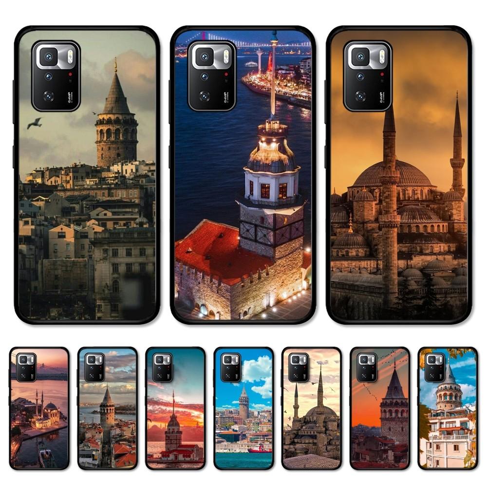 Turkey Istanbul Scenery Phone Case For Redmi Note 4 X 5 A 6 7 8 Pro T 9 Pro 9S 10 Pro 11 Pro 11S 11Epro PocoM3pro