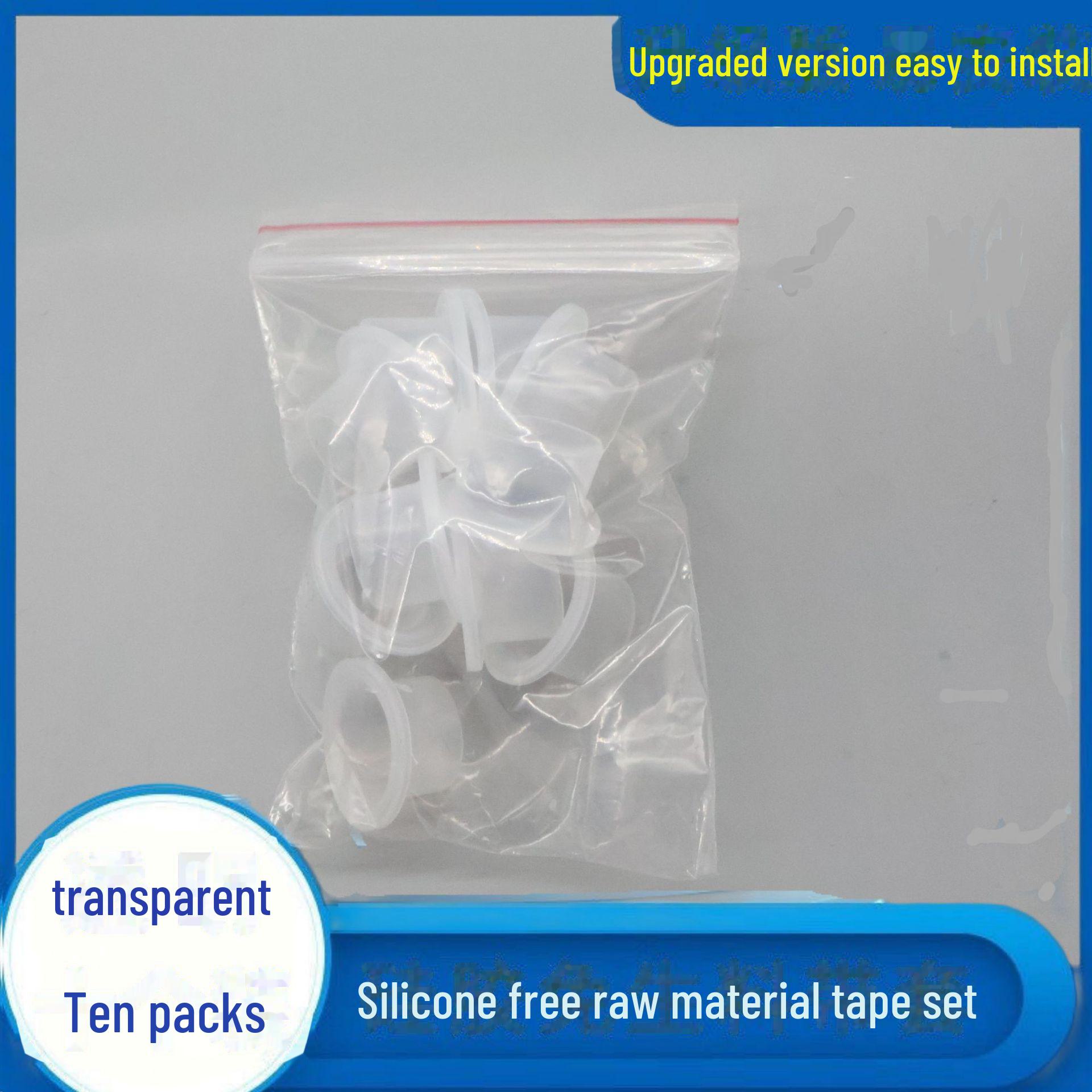 

Универсальная 4-точечная силиконовая прокладка без клейкой ленты, конструкция без клейкой ленты 10-pack прозрачный