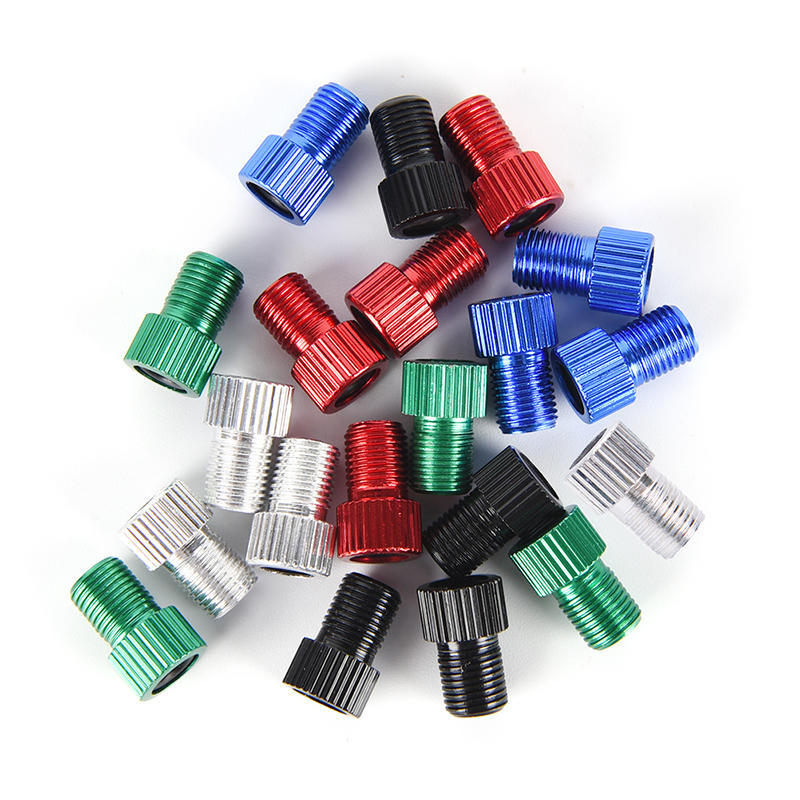 4pcs Aluminum Alloy Presta to Shrader Bicycle Bike Valve Adapter Converter LL