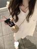 Sweet Campanula Dress - French Preppy Style, Waist-Hugging, Slimming, with Ruffles