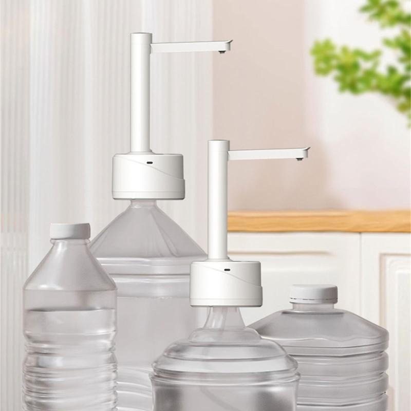 Piccolo Erogatore d'Acqua Elettrico per Casa e Ufficio per Bottiglie da 5 Galloni Ricaricabile tramite USB Pompa dell'Acqua Elettrica Pieghevole