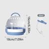 Safe Door Lock Small Pet Box Easy To Carry Hamster Carrier Transparent Parrots Carry Cage  Travel