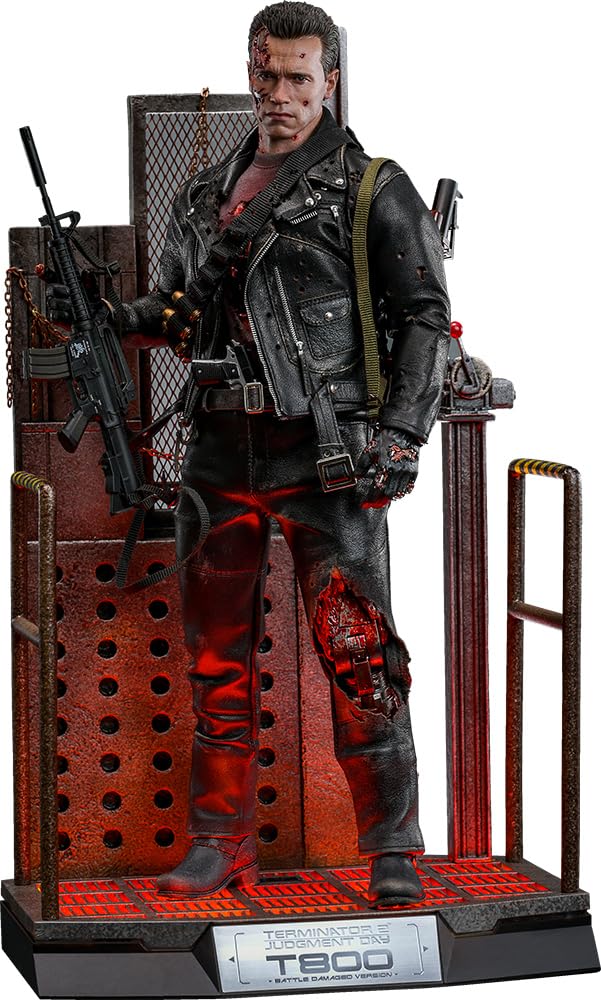 

Movie Masterpiece DX Terminator 2 Scale Figure T-800 (Battle Damaged/Version 2.0) 1/6