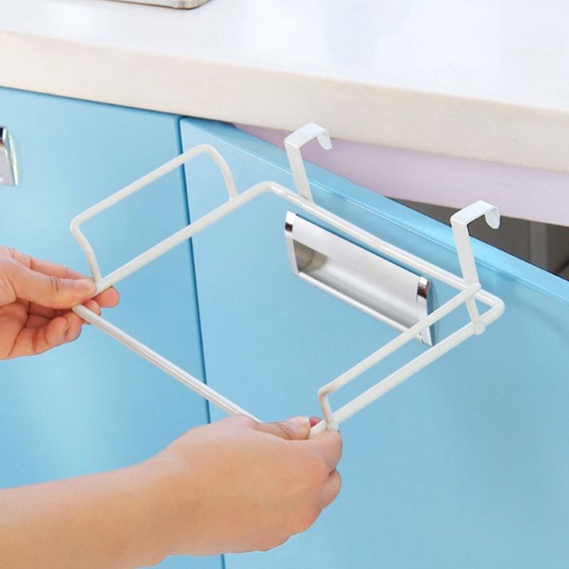 Buy Over Plastic Bag Holder Garbage Bag Storage Organizer for Kitchen at affordable