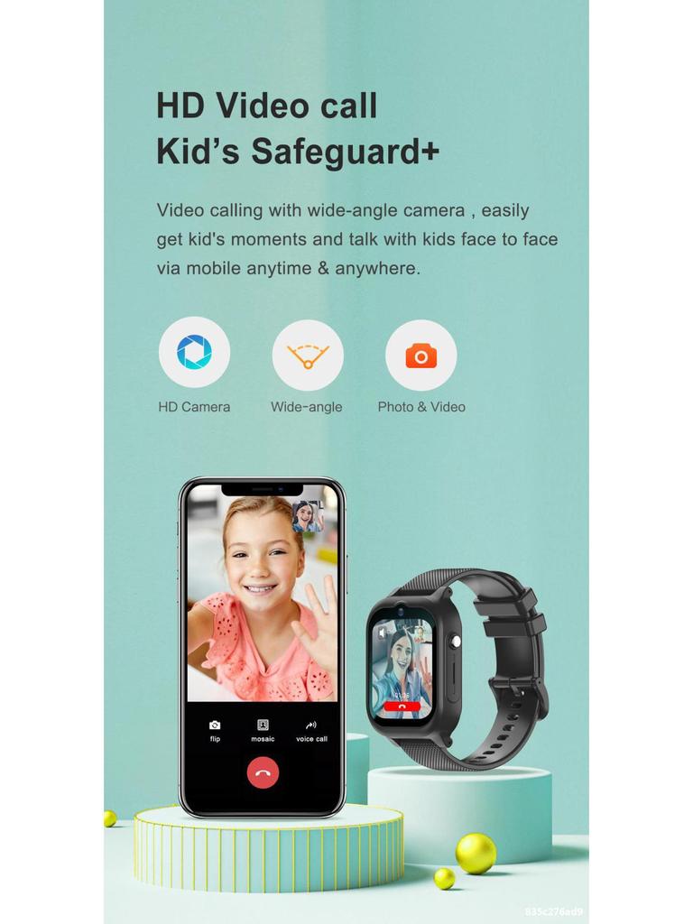 K26H 4G Detachable Smartwatch for Kids - Waterproof, GPS, Multifunctional for Students