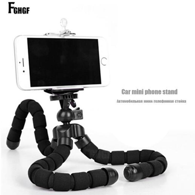 Mobile Phone Stand Car Phone Holder Flexible Octopus Tripod Bracket Digital Camera Mini Portable