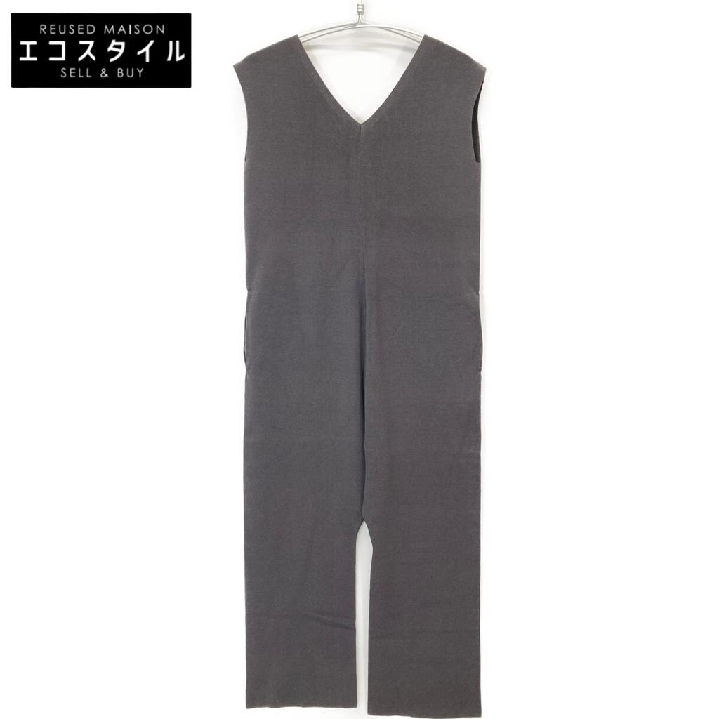 Chaos Gray Silk Blend Knit All-in-One Overall All-in-one F grayUsed