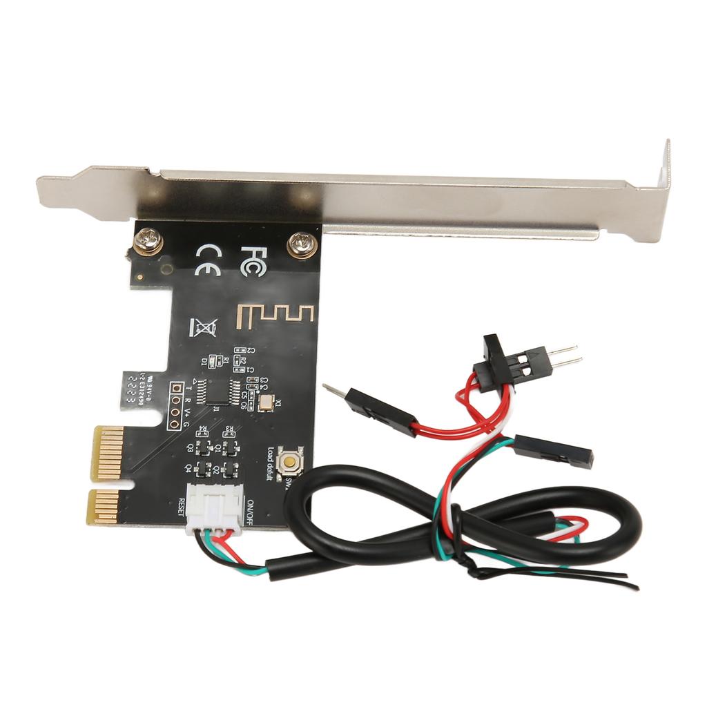 Computer Power Reset Switch PCIE Card Precise Control Thickened Gold Pin APP Remote Control PCIE Card for Desktop PC