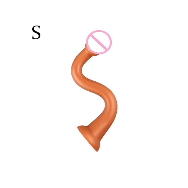 Long Butt Plug Liquid Silicone Anal Plug Big Dildos Stimulate Anus Suction Cup Soft Anal Dilator Penis Sex Toy Dick Sex Products