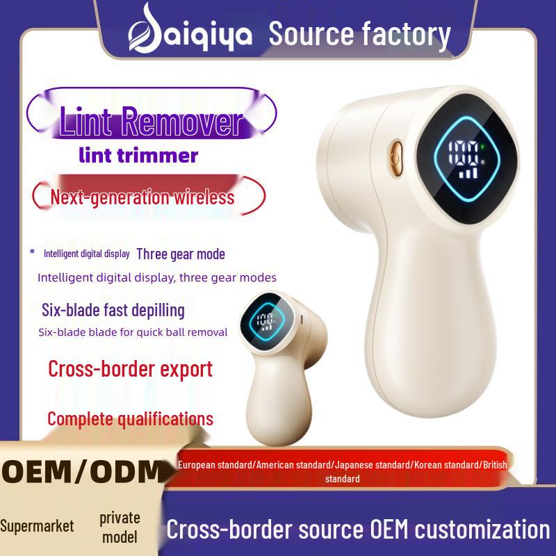 

Intelligent Rechargeable Wireless Lint Remover