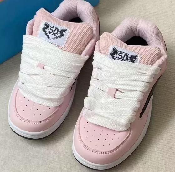 Fashion Couple Sneakers, Casual Daily, Ins Trend, Niche Design, Mandarin Duck Shoes, Dopamine Color Matching Casual Day